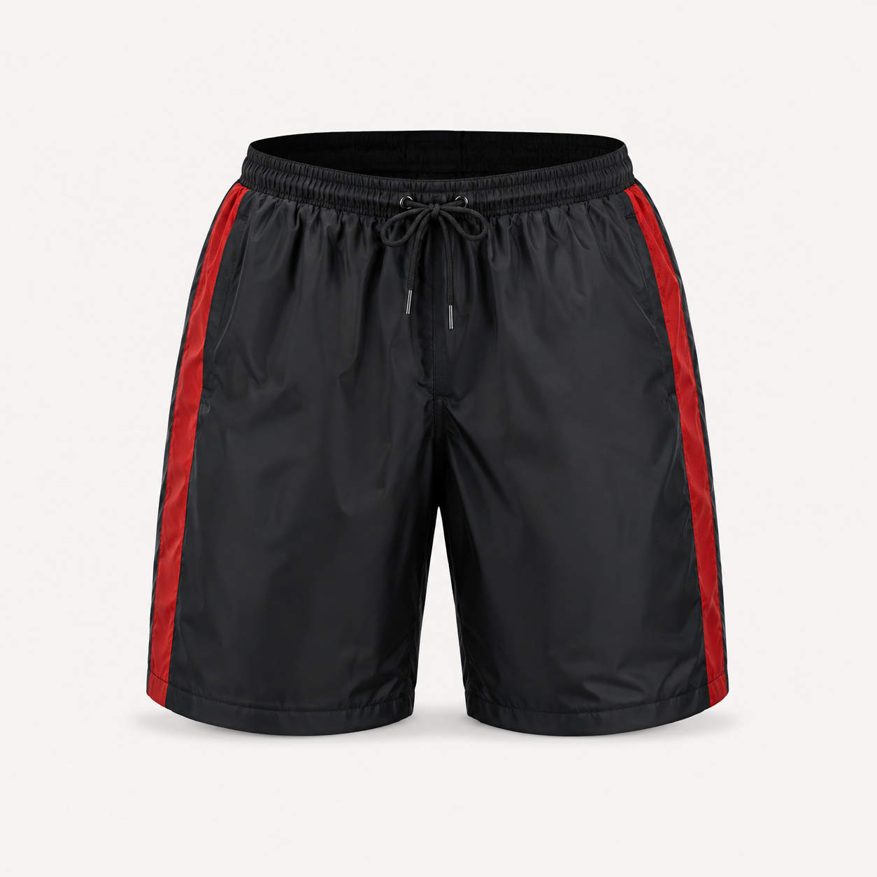 Custom Black & Red Hockey Pant Shell — AI design concept